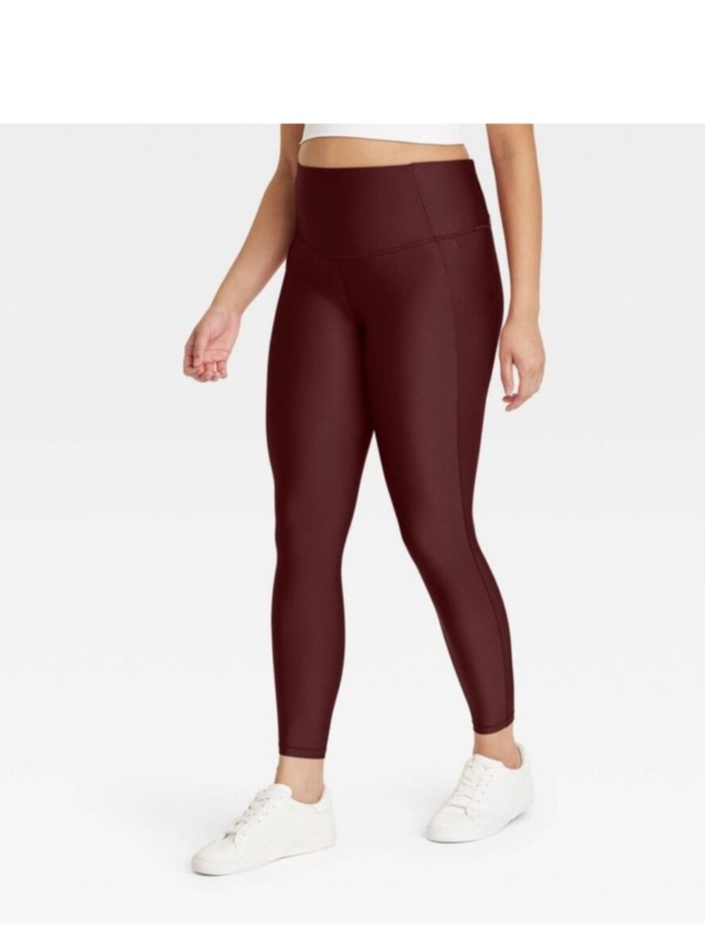 all in motion High-Rise Burgundy Workout Leggings
